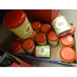 Large parcel of tin provision containers