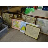 Quantity of framed reproduction maps