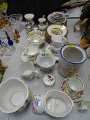 Parcel of cabinet china ware including Royal Albert 'Old Country Roses' etc