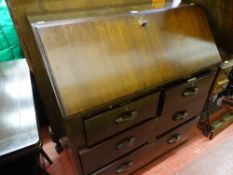 Mahogany writing bureau