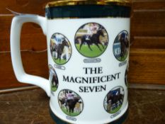 Frankie Dettori 'The Magnificent Seven' limited edition tankard by Royal Doulton