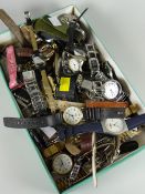 Collection of various mainly gents wristwatches