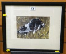 SIR KYFFIN WILLIAMS RA framed print of a sheepdog