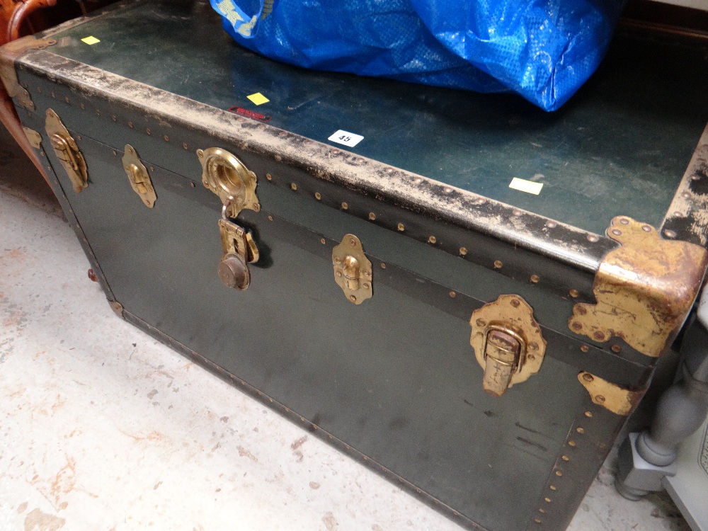 A good Macy Associates Herald Luggage steamer trunk