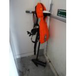 An electric outboard motor together with a life jacket & a small folding anchor