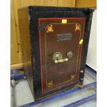 A small W E Brain & Co, Birmingham floor safe (key with staff)