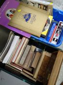 Two boxes of mainly hardback books, Miller's antique reference books etc