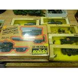 Solido boxed diecast military vehicles including an AMX Pluton transporter