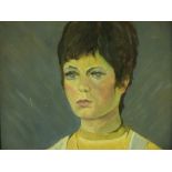 Welsh School? portrait of a young lady, 44 x 34 cms