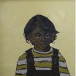 SIR KYFFIN WILLIAMS RA oil on canvas - head and shoulders portrait of an eight year old Argentine