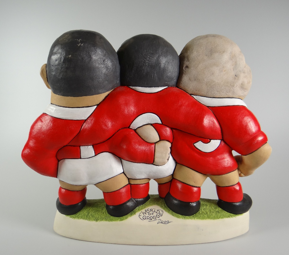 JOHN HUGHES limited edition (209/500) Grogg - 'The Welsh Front Row Grand Slam 1976, 1978' - Image 2 of 4