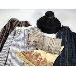 TRADITIONAL WELSH HAT & WELSH CLOTHING having been owned and worn by Mary Harris (1815-1886) of