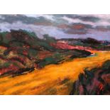 MIKE KNOWLES oil on board - Parys mountain, signed, entitled & dated verso 2009, 90 x 120cms