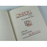 GWASG GREGYNOG limited edition (373/400) 'Caniadau' gan W J Gruffydd, 1932