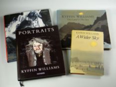 SIR KYFFIN WILLIAMS RA biographic volumes - 1 'Portraits' - 2 'A Wider Sky - 3 'The Land & the Sea',