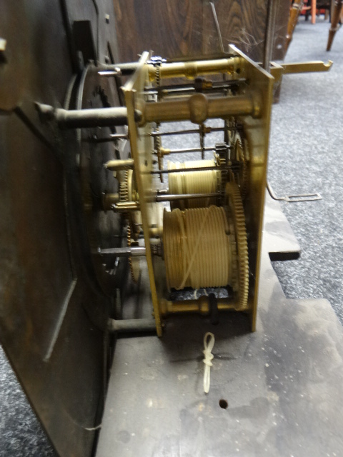 AN EIGHTEENTH CENTURY EIGHT DAY LONGCASE CLOCK BY JOHN OWEN OF LLANRWST, the brass face having - Image 16 of 21