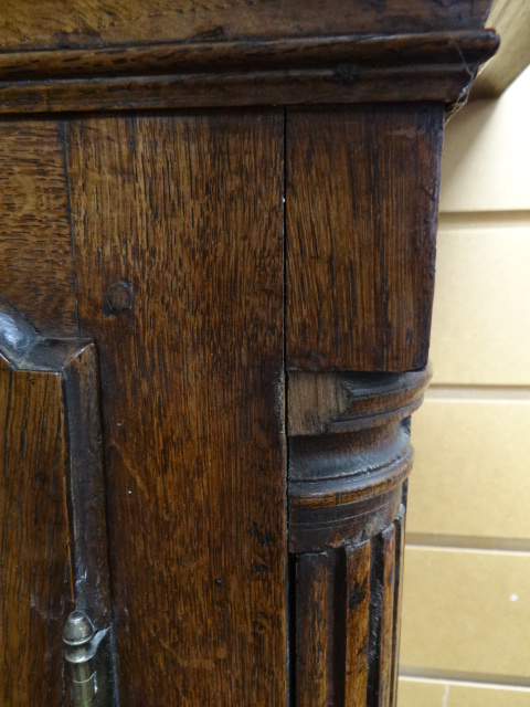 AN EIGHTEENTH CENTURY EIGHT DAY LONGCASE CLOCK BY JOHN OWEN OF LLANRWST, the brass face having - Image 7 of 21