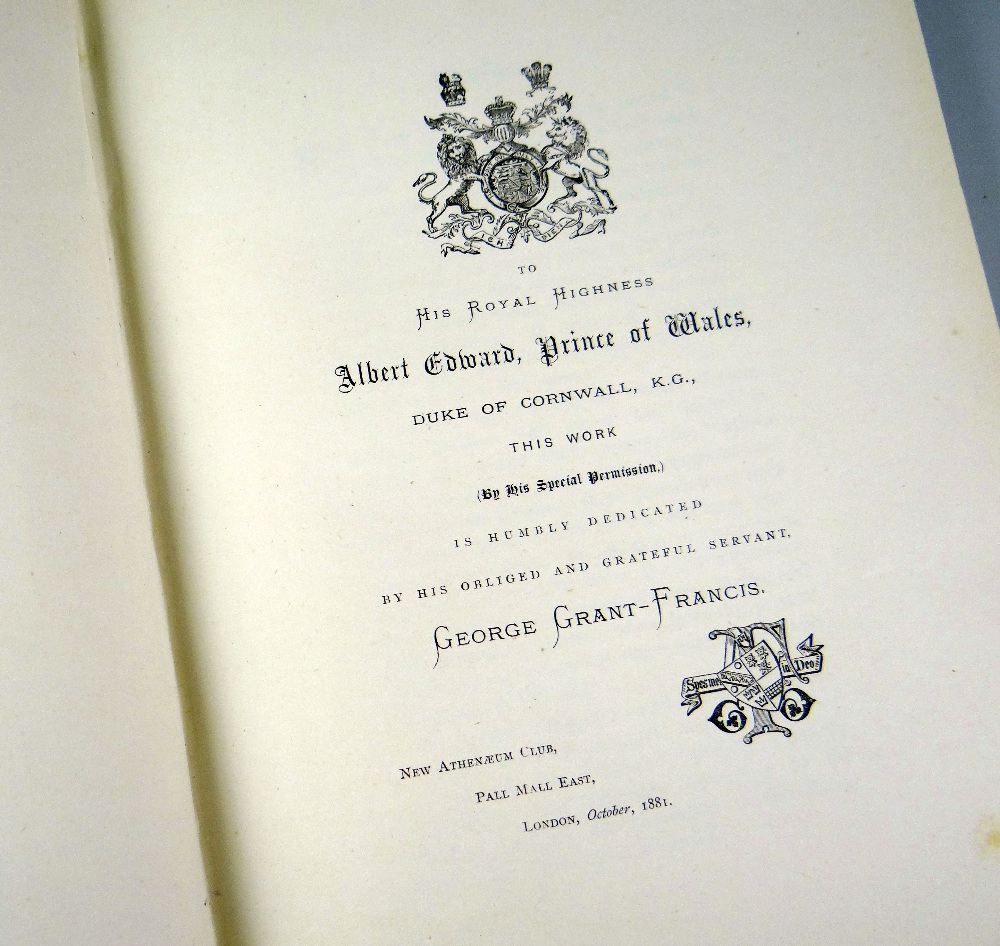 COL GRANT FRANCIS 'The Smelting of Copper in the Swansea District of South Wales from the Time of - Image 2 of 4