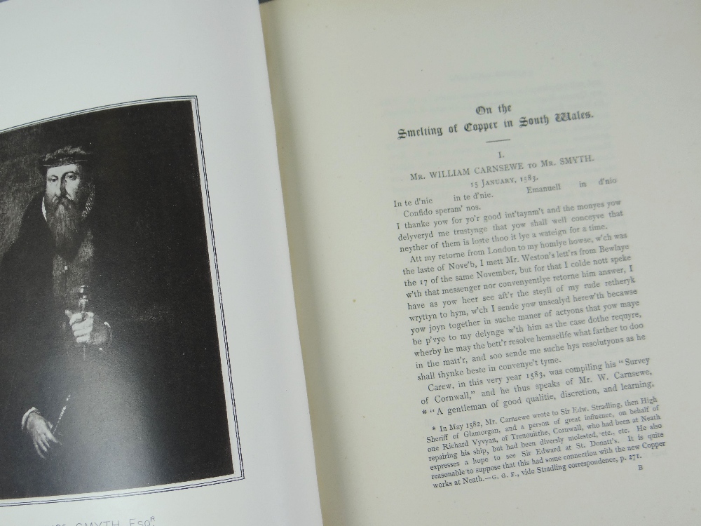 COL GRANT FRANCIS 'The Smelting of Copper in the Swansea District of South Wales from the Time of - Image 3 of 4