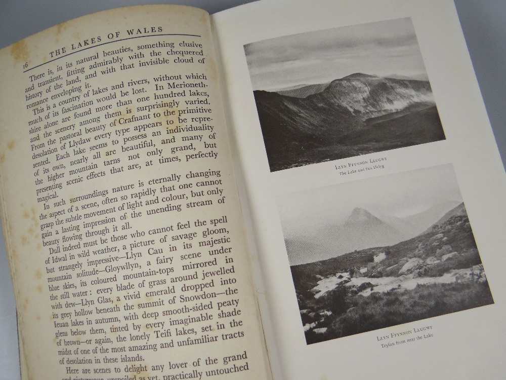 FRANK WARD guidebook - entitled, 'The Lakes of Wales', 264 pages with colour plates, 1931 - Image 3 of 4