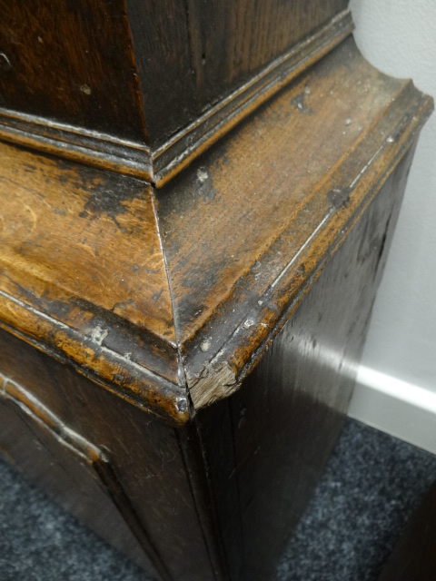 AN EIGHTEENTH CENTURY EIGHT DAY LONGCASE CLOCK BY JOHN OWEN OF LLANRWST, the brass face having - Image 9 of 21