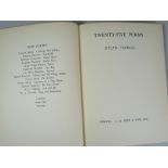 DYLAN THOMAS twenty-five poems - first published in 1936 at the Temple Press for J M Dent & Sons