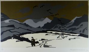 SIR KYFFIN WILLIAMS RA limited edition (12 /150) lithograph by Christies Contemporary Art - figure