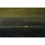 SIR KYFFIN WILLIAMS RA an artist's proof coloured print - sunset of the sea, signed in full, 39 x