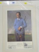 JOHN A A BERRIE limited edition (58/85) artist's remarque proof, signed by Ken Reed, celebrating the