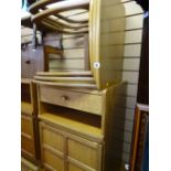 Mid Century nest of three Nathan side tables and a small Nathan unit with drawer and base cupboard