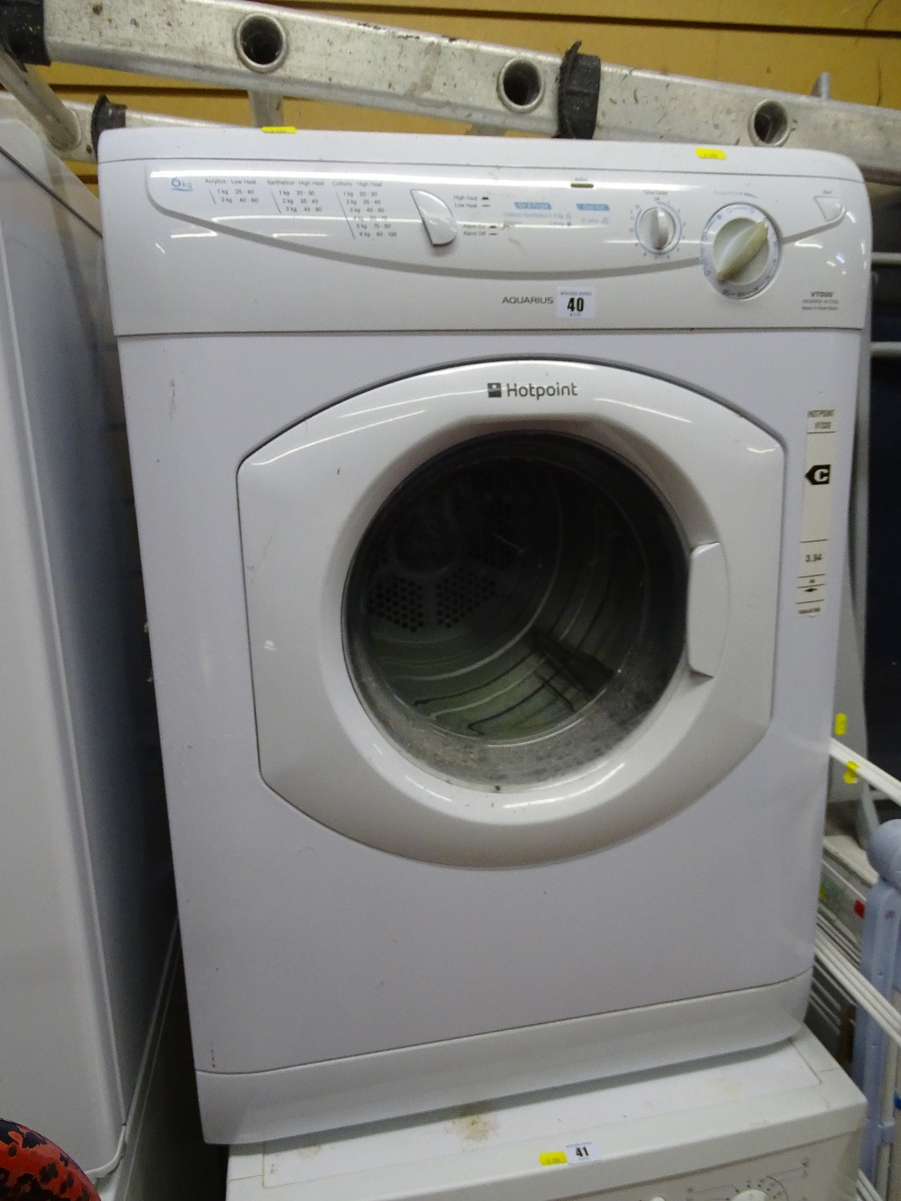 Aquarius VTD20 reverse action tumble dryer E/T