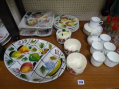 Parcel of Toni Raymond breakfastware and a small quantity of Coalport teaware