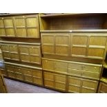 Quantity of Nathan lounge furniture including assorted sideboards and corner unit etc