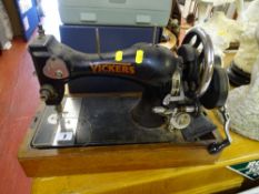 Vintage Vickers manual sewing machine