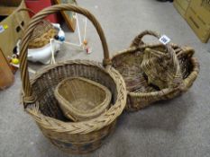 Vintage wicker baskets