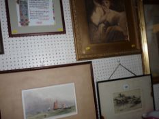 JESSIE FURBER stamped and signed print - boats at sea and other similar era prints