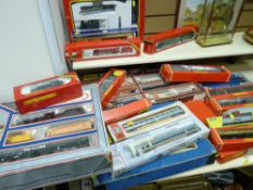 LOT WITHDRAWN Comprehensive boxed model railway collection including Hornby 00 electric train set, b