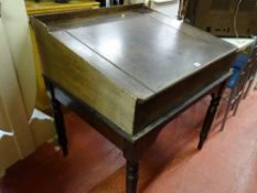 Late Victorian mahogany shop/office type desk