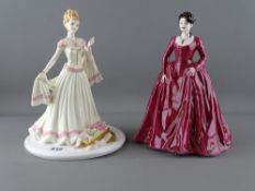 Two Coalport figurines - Language of Flowers, 'I'll Never Forget You' no. 505/200 and 'La Divina'