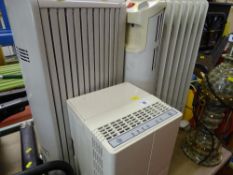 Pair of electric heaters and a Blyss mini dehumidifier E/T