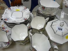 Attractive collection of Shelley fruit decorated teaware