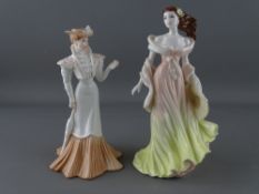 Two Coalport figurines Ladies of Fashion 'Catrin' and 'Chantilly Lace Charm'