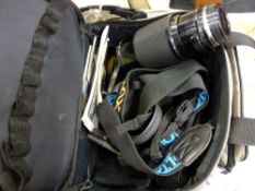 Camera case and associated equipment
