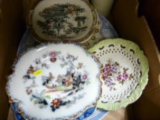 Ironstone plates, platters etc