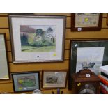 Three framed watercolours by KATHERINE BOULTON