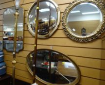 A parcel of four various wall mirrors
