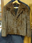 A vintage fur jacket