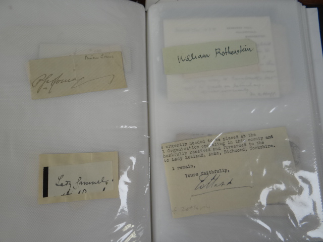 Four albums of various autographs & signatures - Image 5 of 18