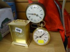 Three modern mantel clocks