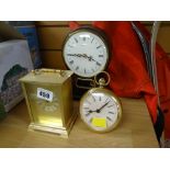 Three modern mantel clocks
